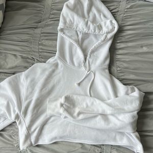 TNA Airy AF Fleece Cropped Hoodie